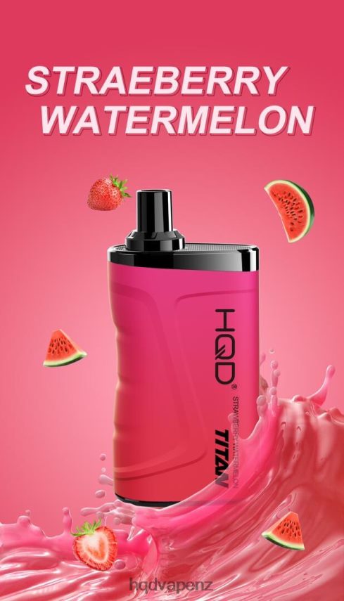 HQD Flavor List - HQD TITAN 7000 PUFFS Strawberry Watermelon 4P608H9