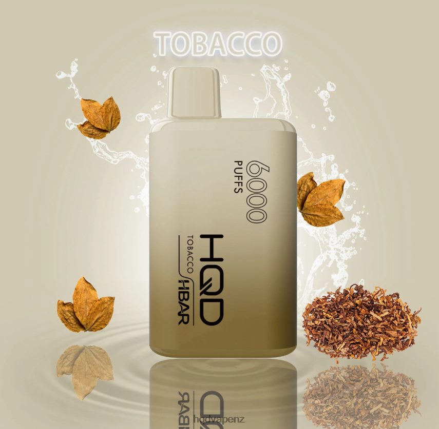 HQD Tech NZ - HQD HBAR 6000 PUFFS Tobacco 4P608H52