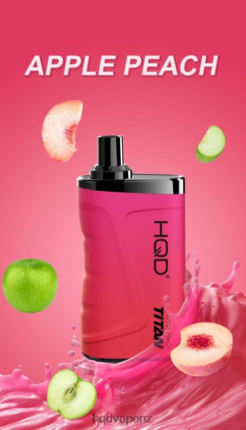 HQD Tech NZ - HQD TITAN 7000 PUFFS Apple Peach 4P608H12