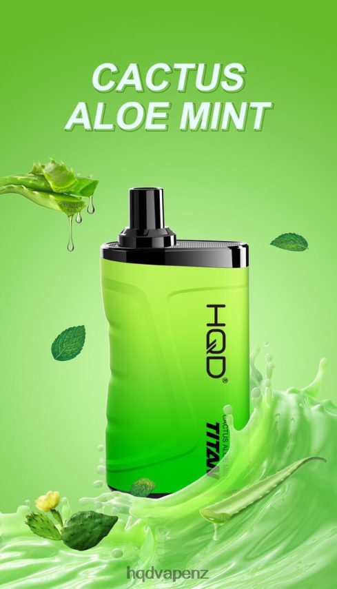 HQD Tech NZ - HQD TITAN 7000 PUFFS Cactus Aloe Mint 4P608H2