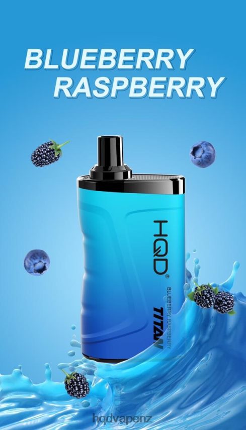 HQD Vape Factory - HQD TITAN 7000 PUFFS Blueberry Raspberry 4P608H10
