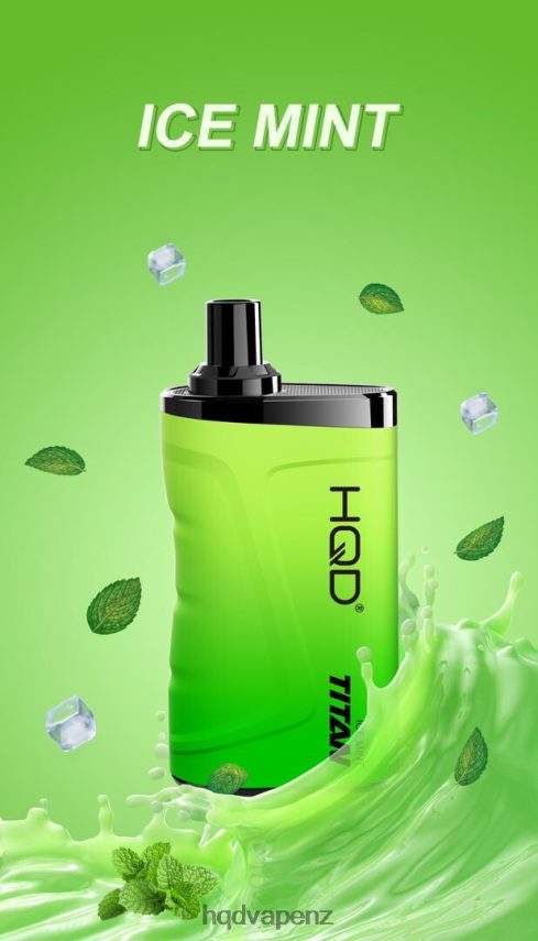 HQD Vape For Sale - HQD TITAN 7000 PUFFS Ice Mint 4P608H17