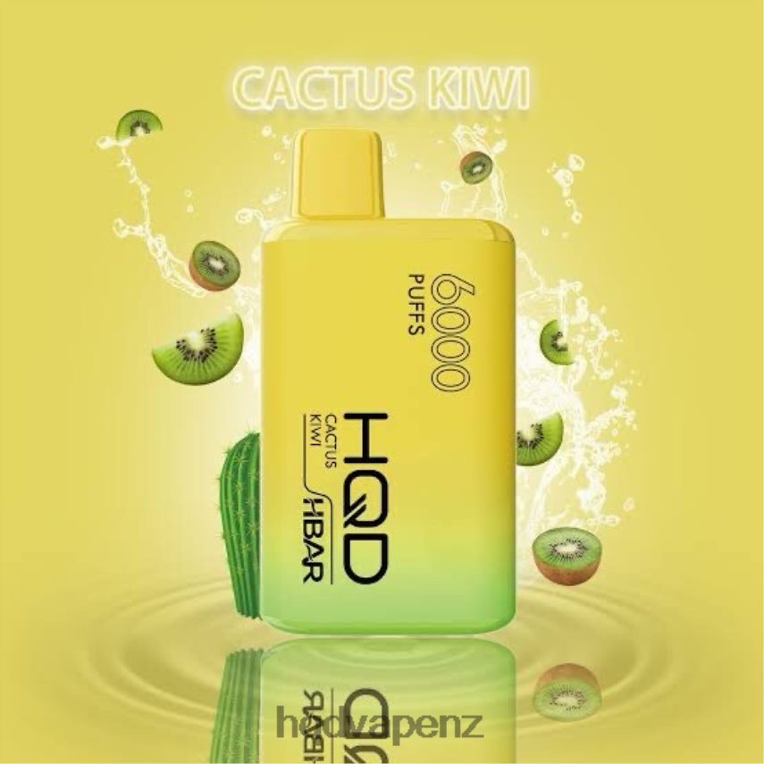HQD Vape Wellington - HQD HBAR 6000 PUFFS Cactus Kiwi 4P608H45