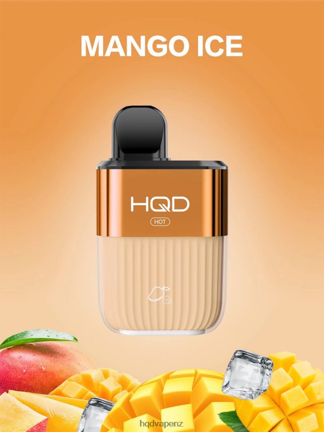 HQD New Zealand - HQD HOT 5000 PUFFS Mango Ice 4P608H64