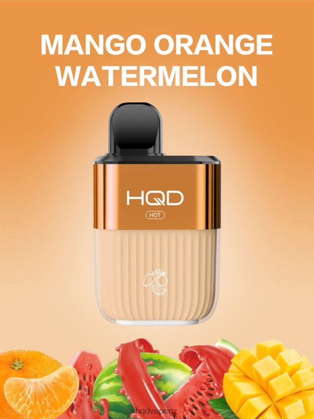 HQD Vape Factory - HQD HOT 5000 PUFFS Mango Orange Watermelon 4P608H60