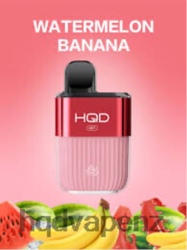 HQD Vape For Sale - HQD HOT 5000 PUFFS Watermelon Banana 4P608H57