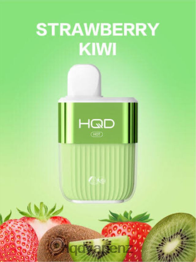 HQD Vapes NZ - HQD HOT 5000 PUFFS Strawberry Kiwi 4P608H63
